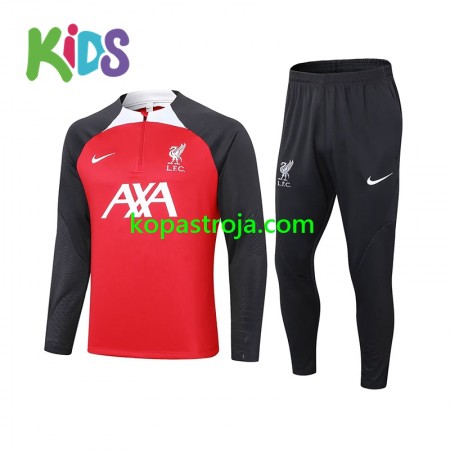 Liverpool Barn Tränings Sweatshirtställ Röd 2024/25